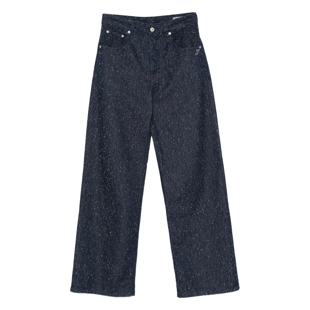 Jacquemus Blue Wide Jeans, Female, W26, Le De Nîmes Large Jeans