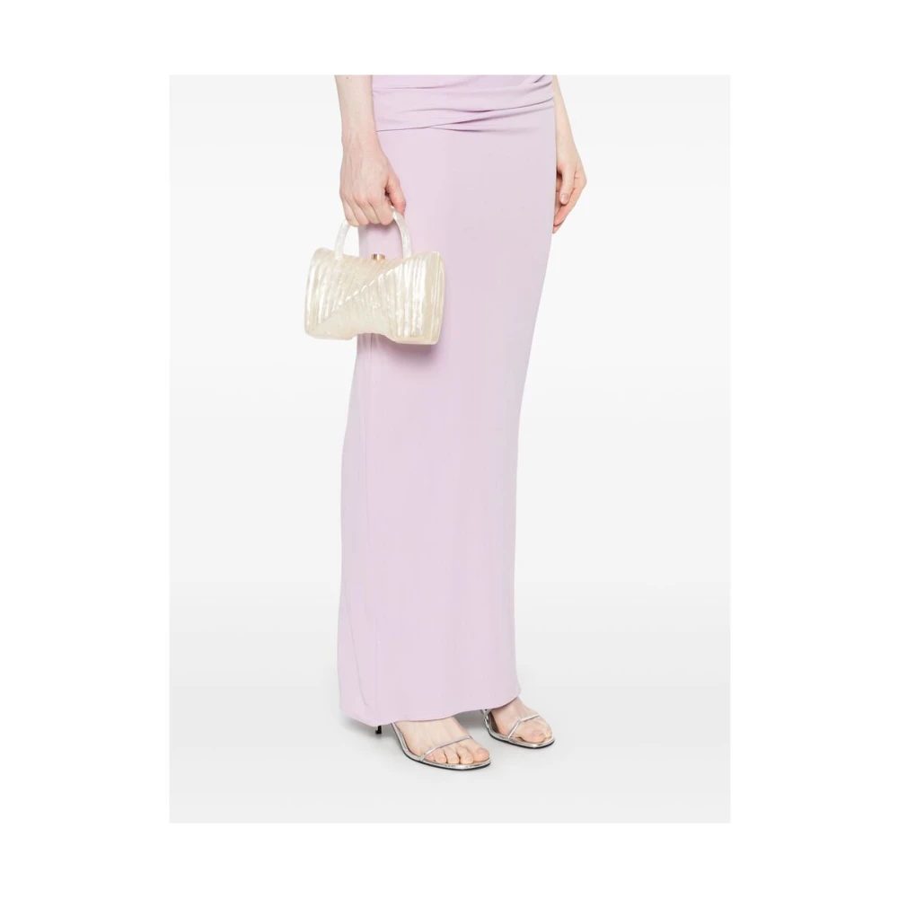 Cult Gaia Witte Handtas met Push-Lock Sluiting White Dames