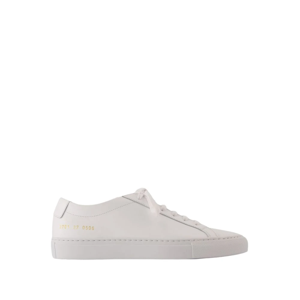Common Projects Witte Leren Lage Sneakers Dames Schoenen
