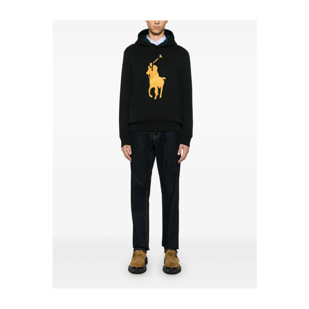 Polo Ralph Lauren Zwarte Sweater Aw24 Black Heren