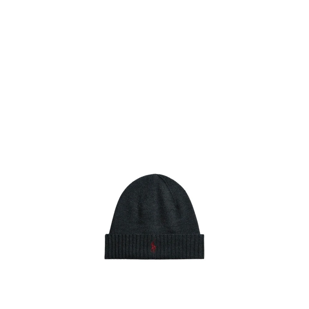 Polo Ralph Lauren Unisex Gray Berretto Di Lana