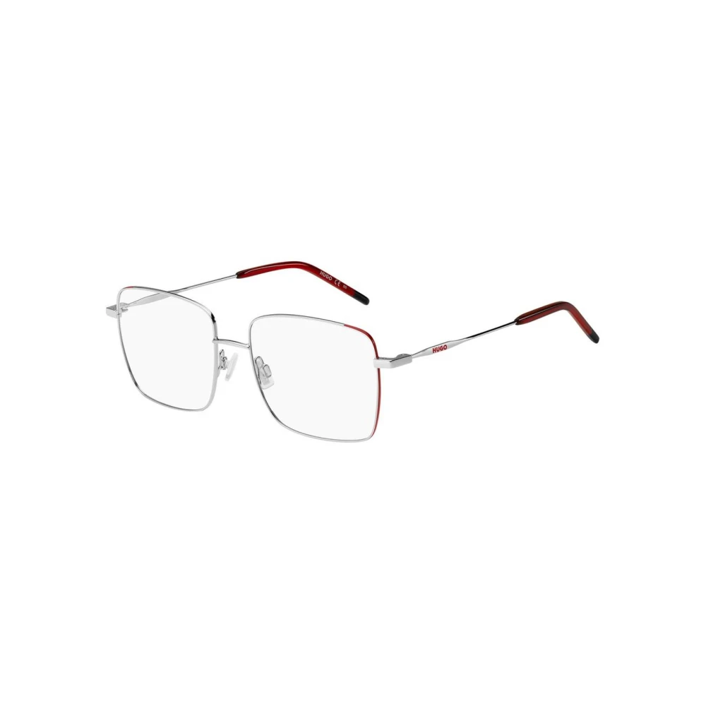 Hugo Women's Gray Silver Metal Frames Glasses Elegant Style - Glasses - One Size- Accessories
