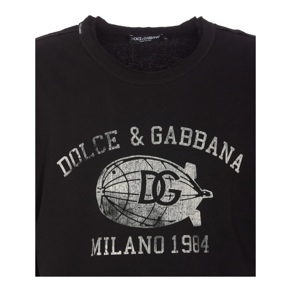 Dolce & Gabbana Zwarte T-shirts en Polos Black Heren