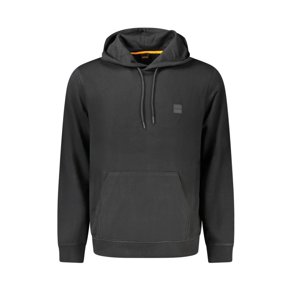Hugo Black Hooded Sweatshirt - Male - Hoodies - S - Sweatshirts & Hoodies
