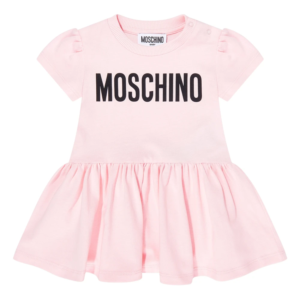 Moschino Women's Pink Logo Dress