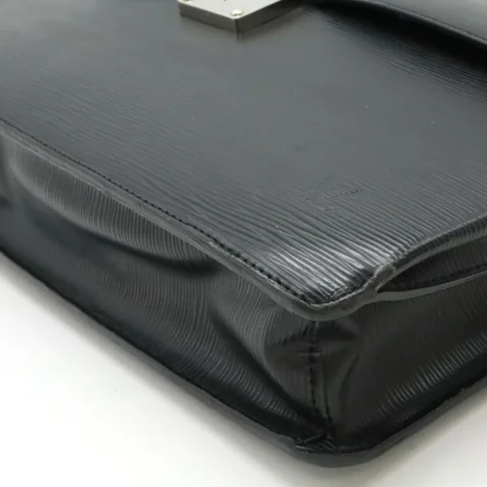Louis Vuitton Vintage Pre-owned Leather louis-vuitton-bags Black Dames