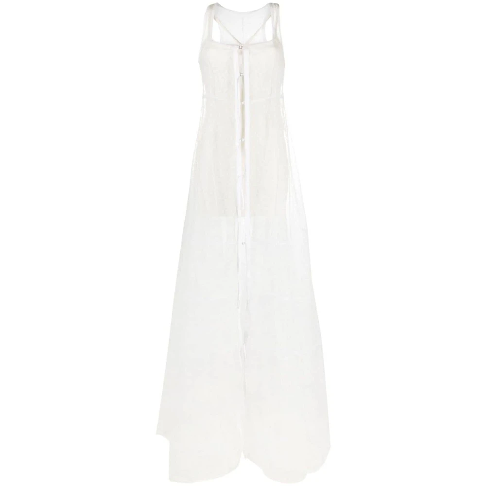 Jacquemus Maxi Dresses White Dames