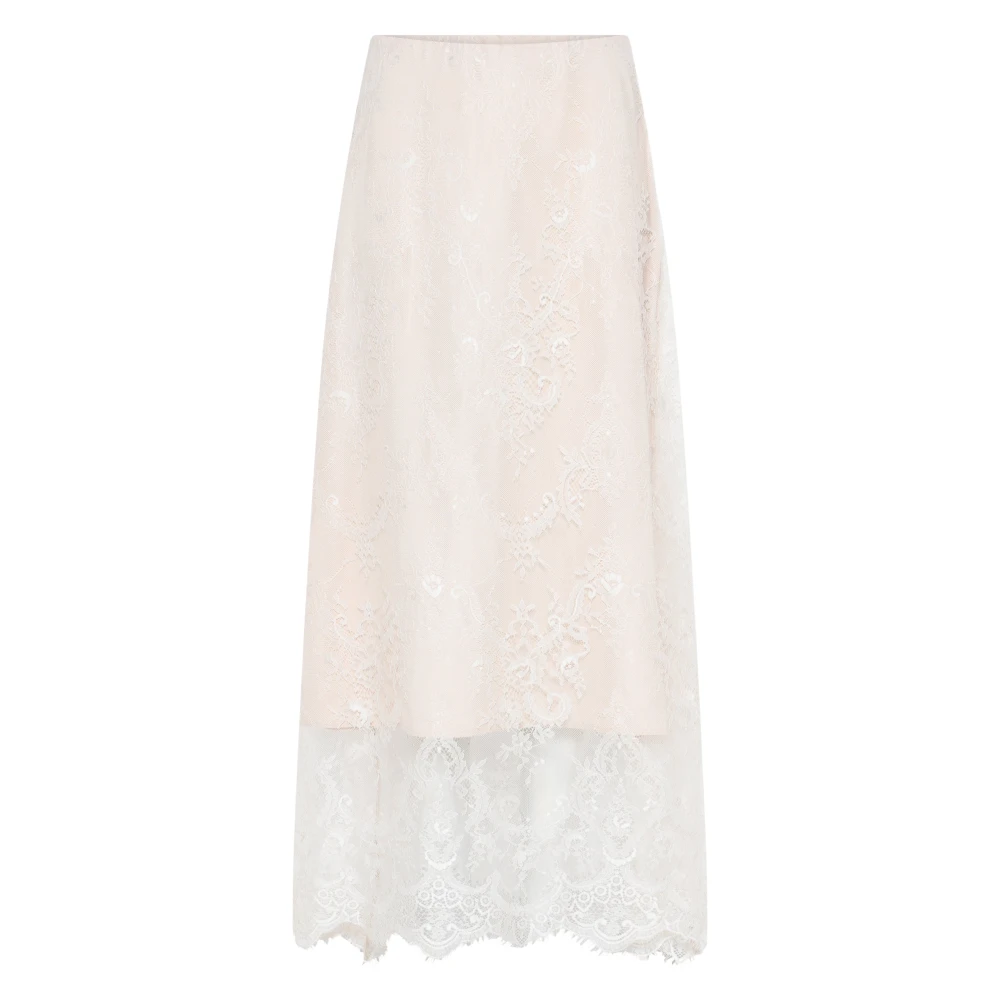 Bruuns Bazaar White Maxi Skirts, Female, M, Juaniabbina Skirt