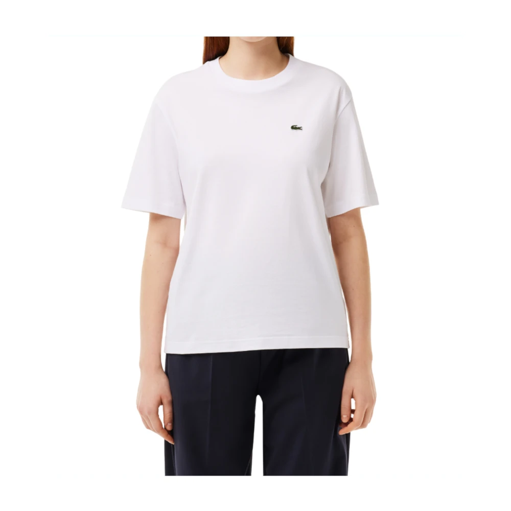 Lacoste - Tops > T-Shirts - White - Lacoste - Modalova