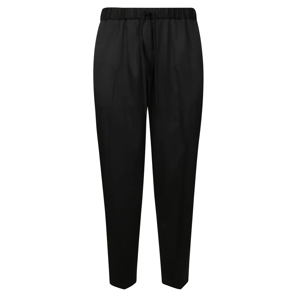 MM6 Maison Margiela Tailored Broek met Trekkoord Black Heren