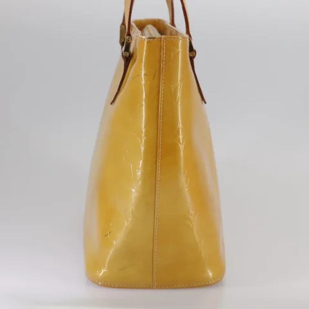 Louis Vuitton Vintage Pre-owned Leather handbags Yellow Dames
