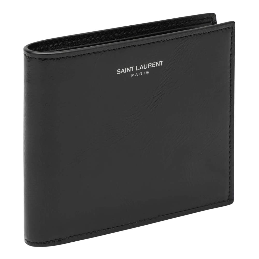 Saint Laurent Portafoglio Orizzontale Wallet Black Heren