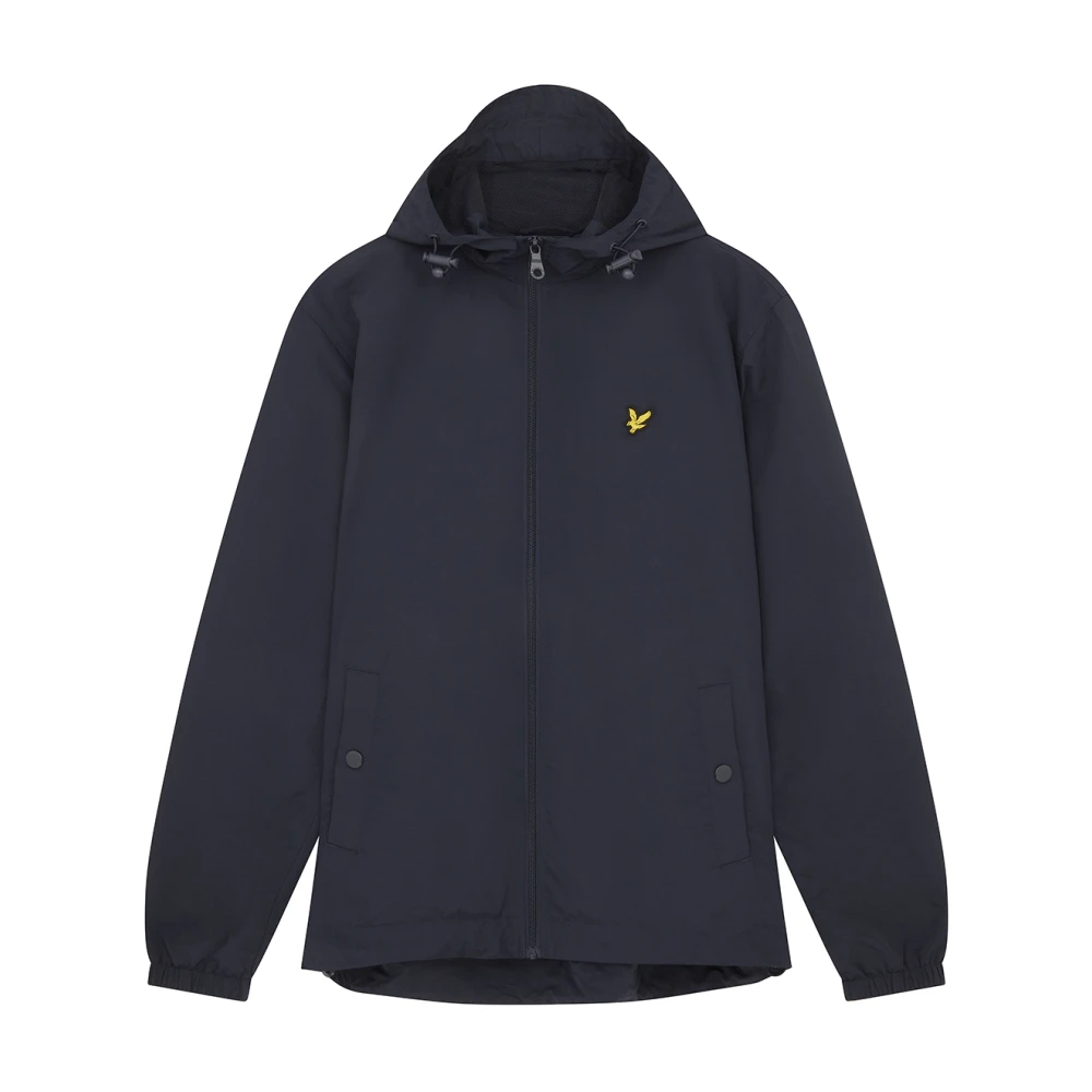Lyle & Scott Men's Blue Light Jackets, Xl, Jackets Zip Through Hooded Jacket