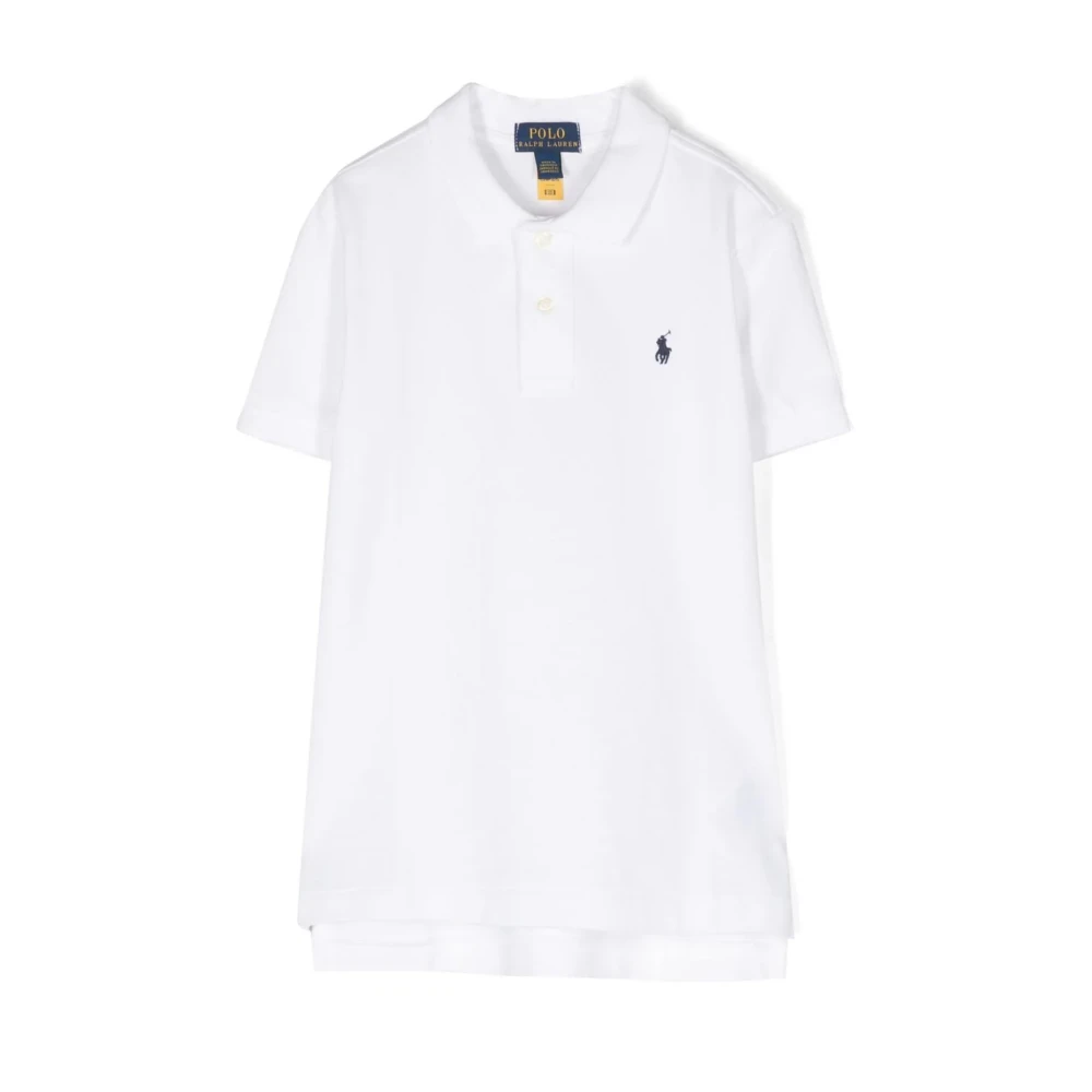 Polo Ralph Lauren Stickad Polo Topp White, Pojke