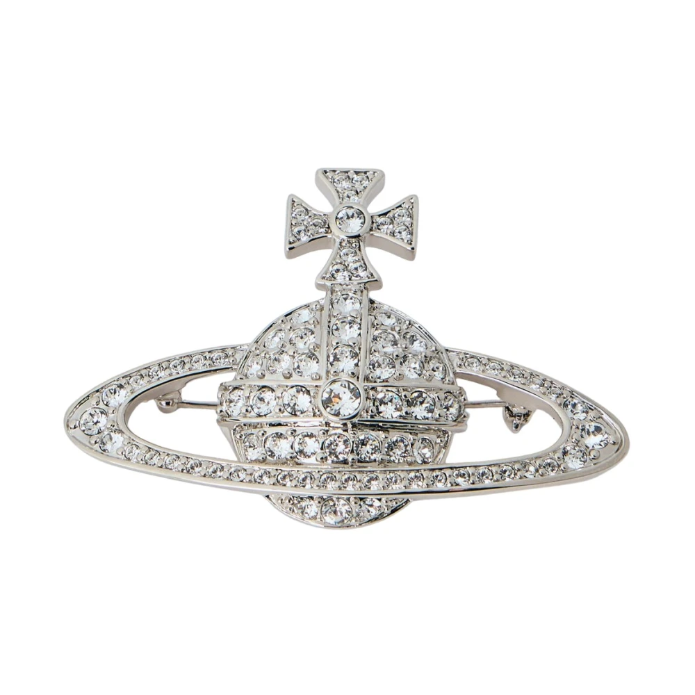 Vivienne Westwood Bas Relief Brooch - Jewellery Silver One Size - Immagine 2