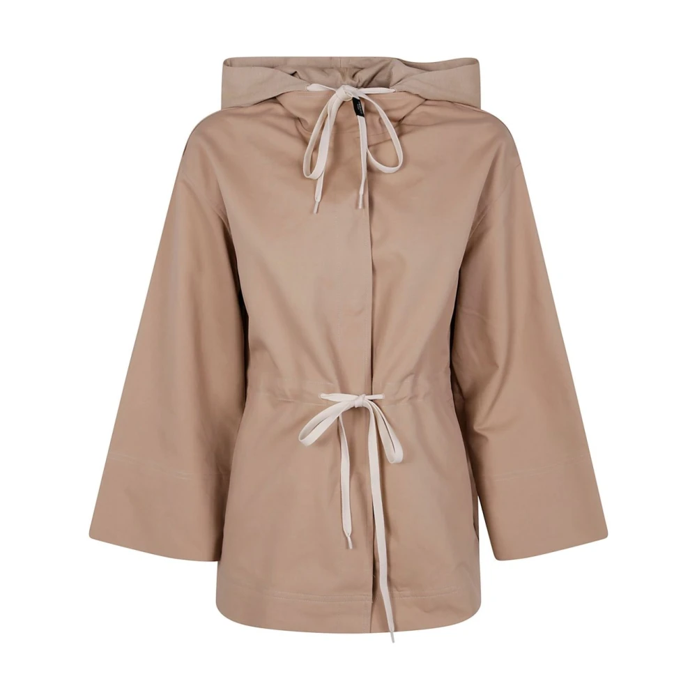 Twinset Bruine Jas met Striksluiting Brown Dames