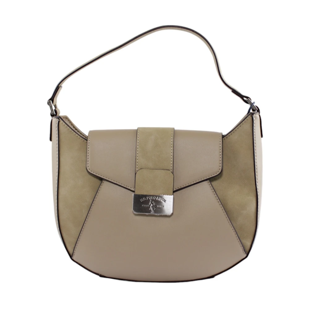 U.s. Polo Assn. Elegant Hobo-väska för Romantisk Stil Beige, Dam