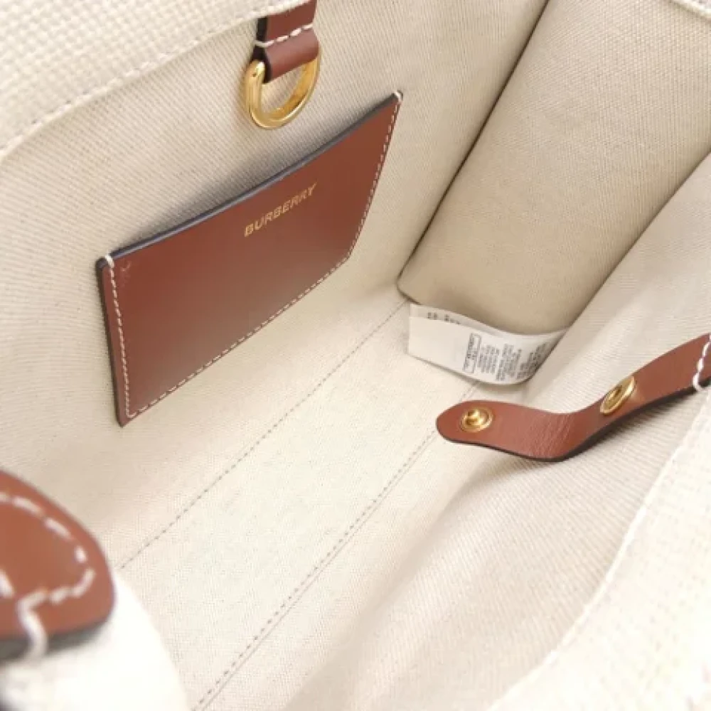 Burberry Vintage Pre-owned Leather handbags White Dames