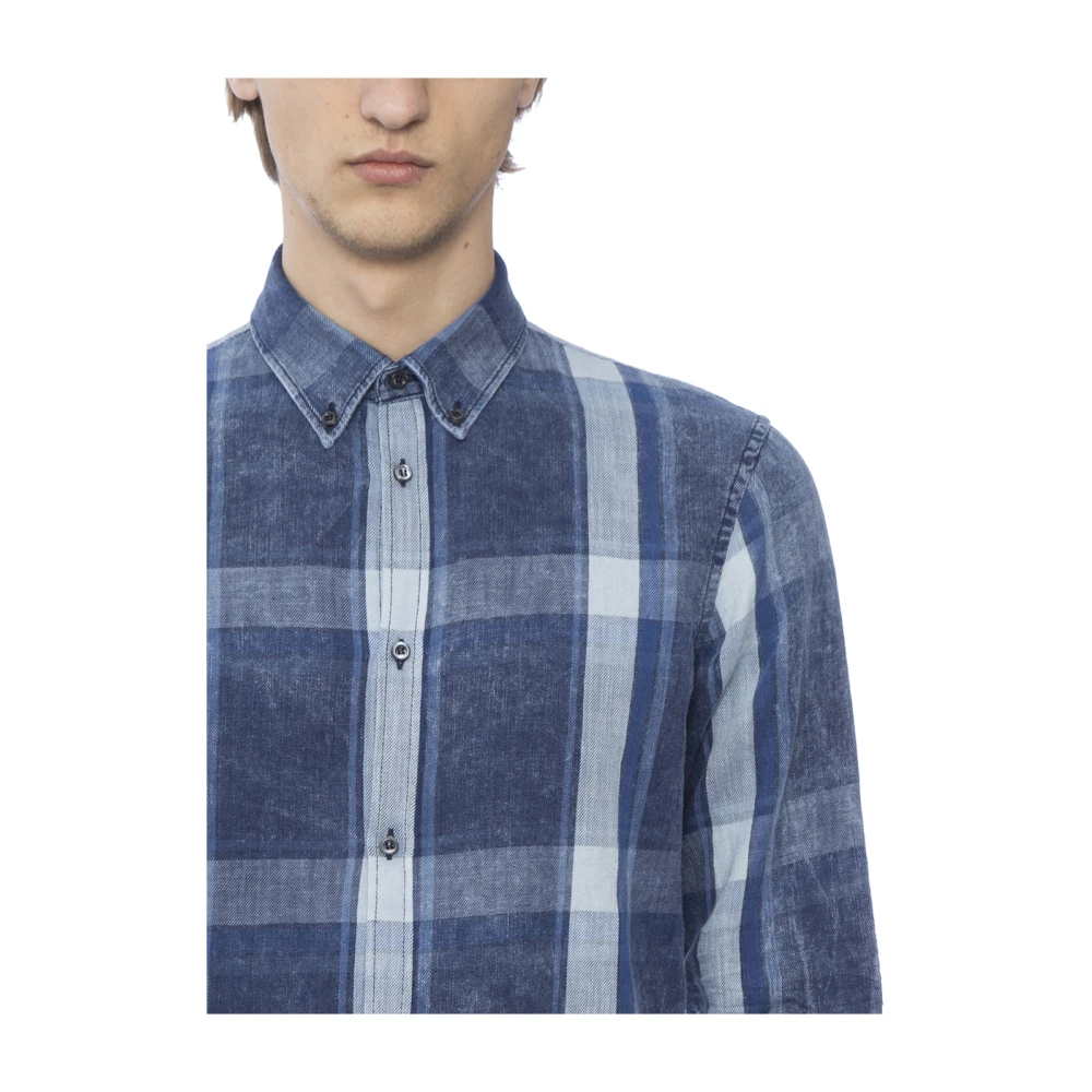 Dsquared2 Normaal shirt Blue Heren