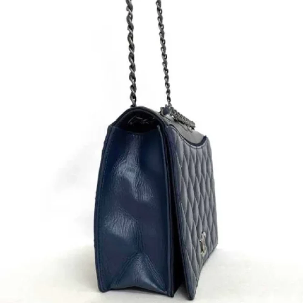 Chanel Vintage Pre-owned Fabric chanel-bags Blue Dames