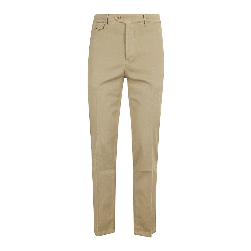 Tela Genova Stijlvolle Paride Chino Broek Brown Heren