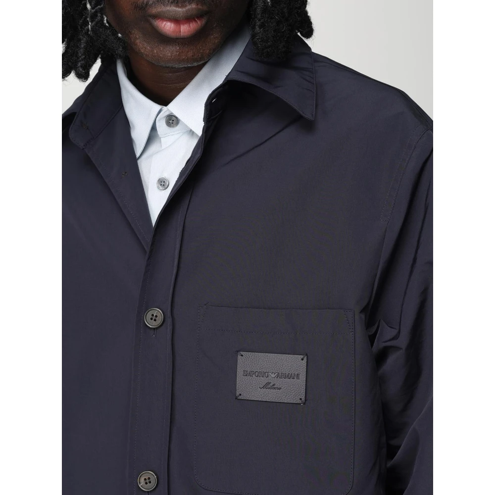 Emporio Armani Blauwe Herenjassen Blue Heren