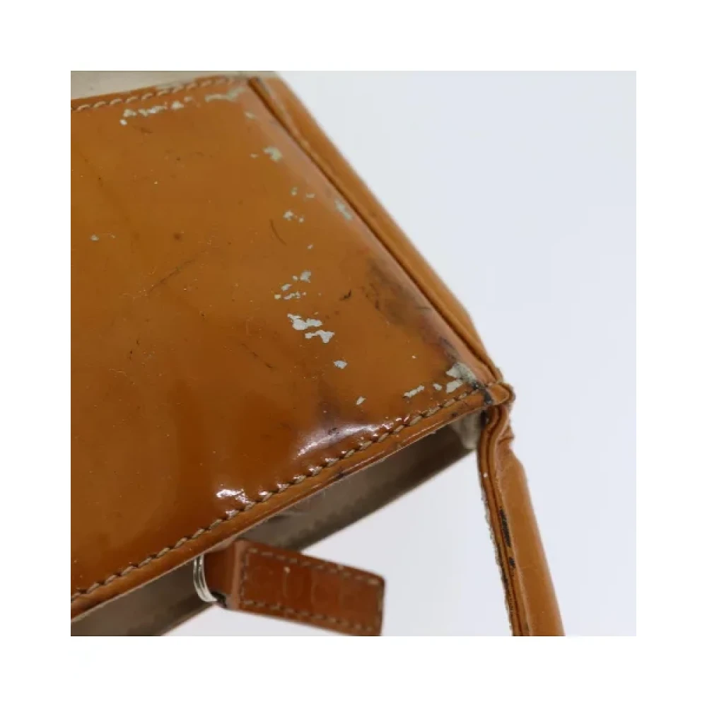Gucci Vintage Pre-owned Leather gucci-bags Orange Dames