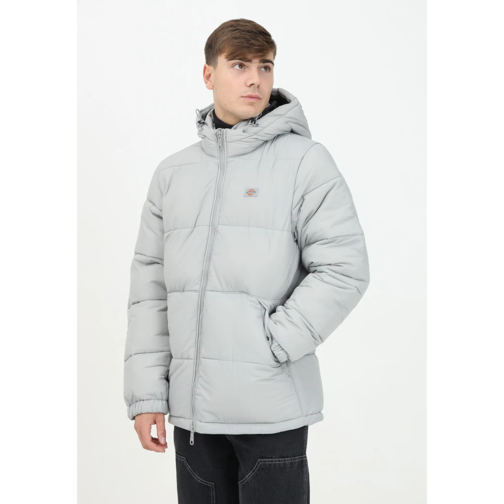 Dickies Grijze Waldenburg Gewatteerde Jas Gray Heren