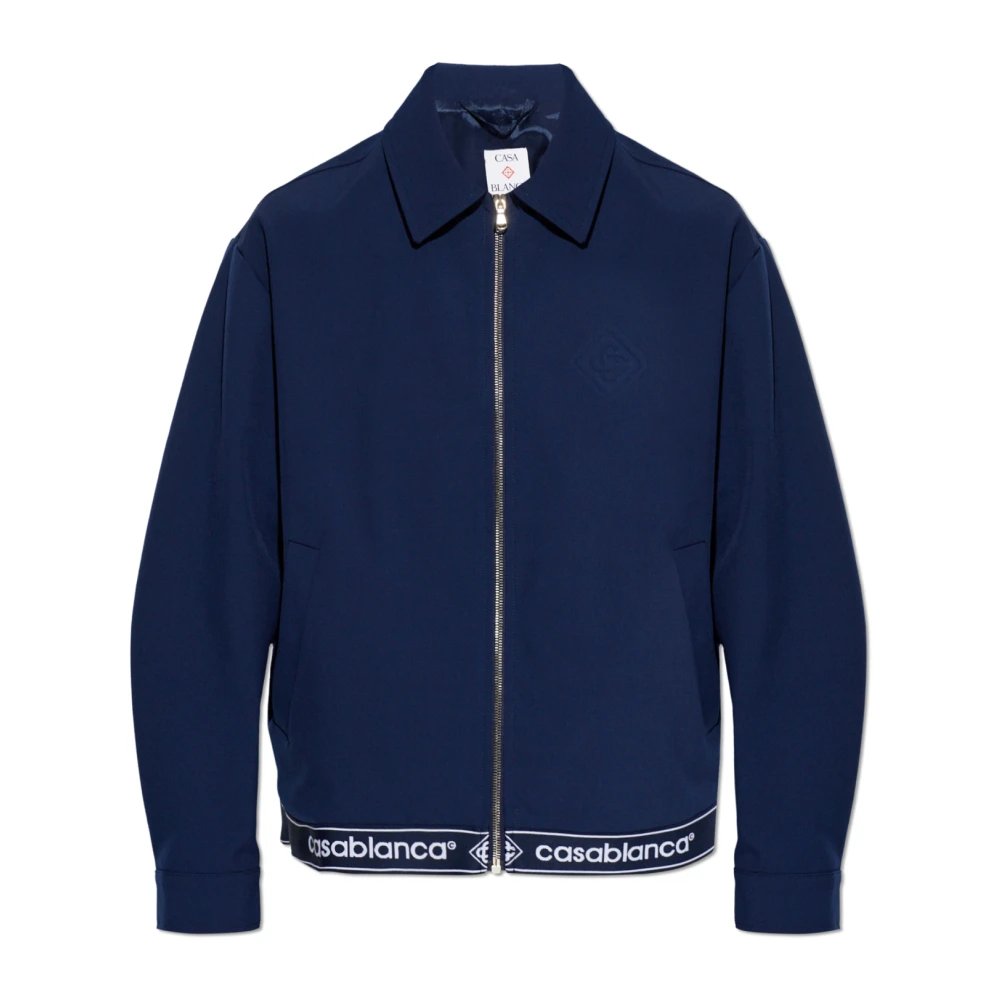 Casablanca Women's Blue Logo Jacket - Light Jackets - M - Jackets