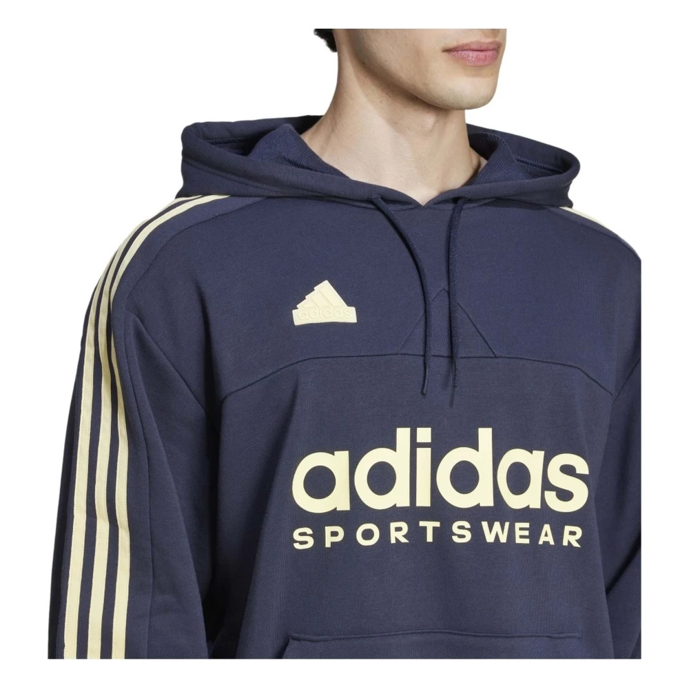 Adidas Hoodie Blue Heren
