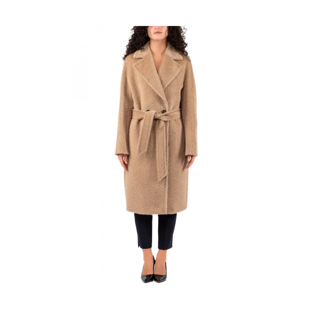 Max Mara Damesjas Stijlvol Klassiek Ontwerp Brown Dames