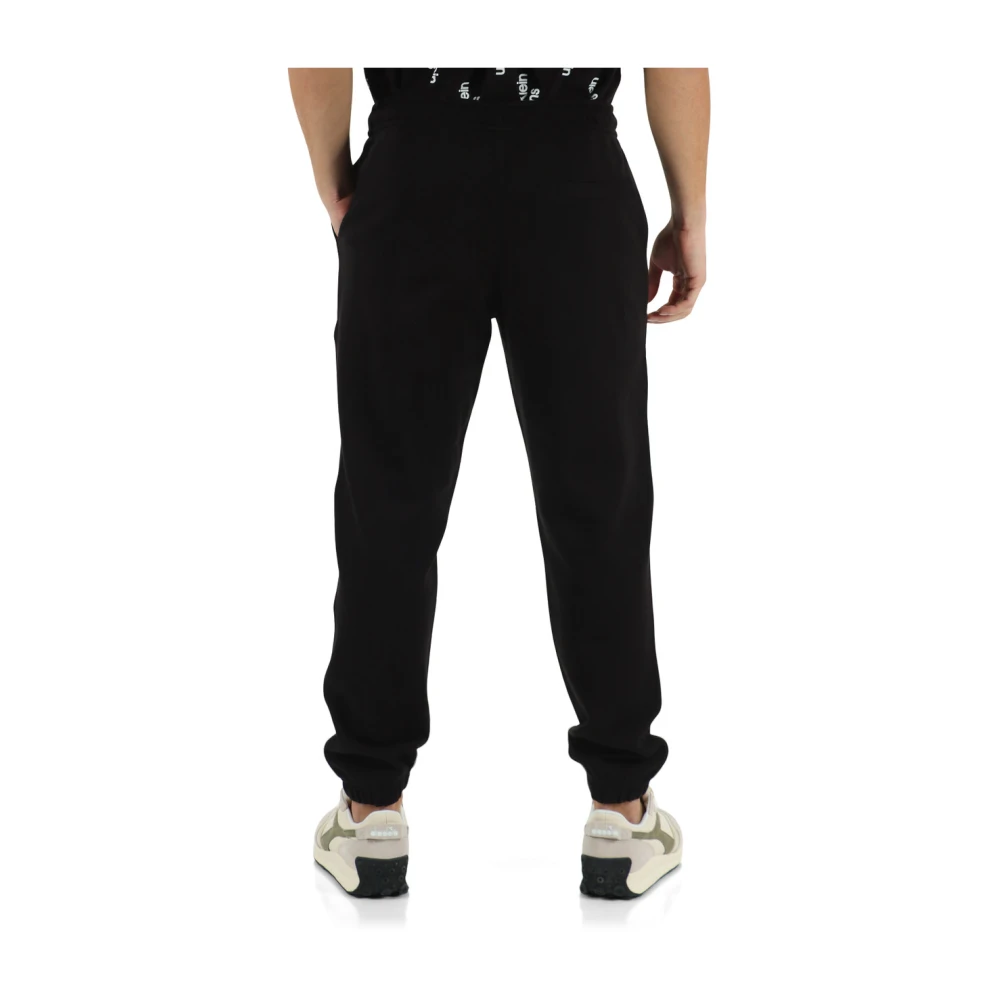 Calvin Klein Jeans Katoenen sweatpants met logo Black Heren
