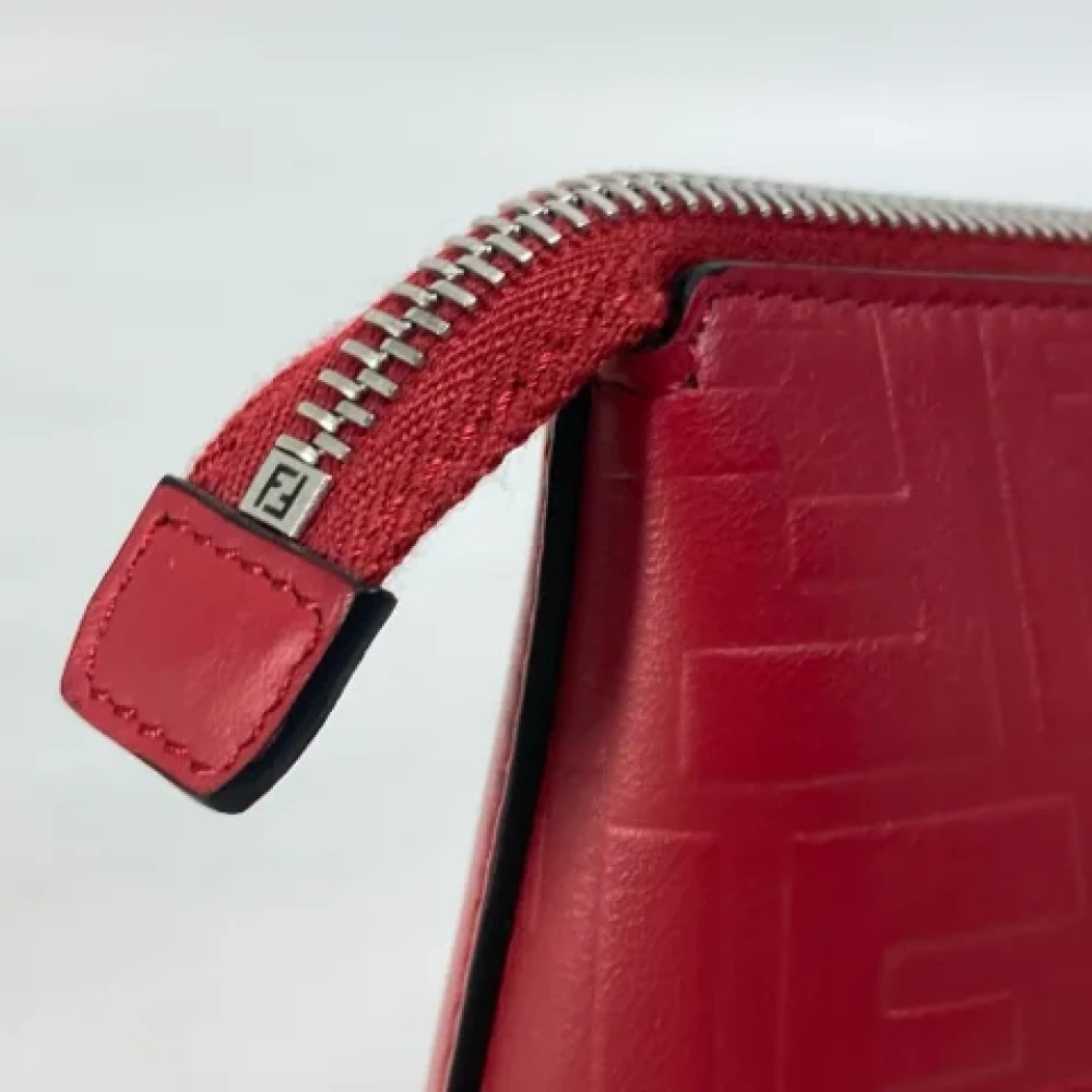 Fendi Vintage Pre-owned Leather fendi-bags Red Heren
