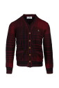 black-red-check-cardigan