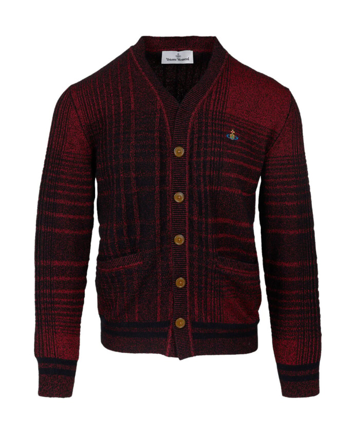 black-red-check-cardigan