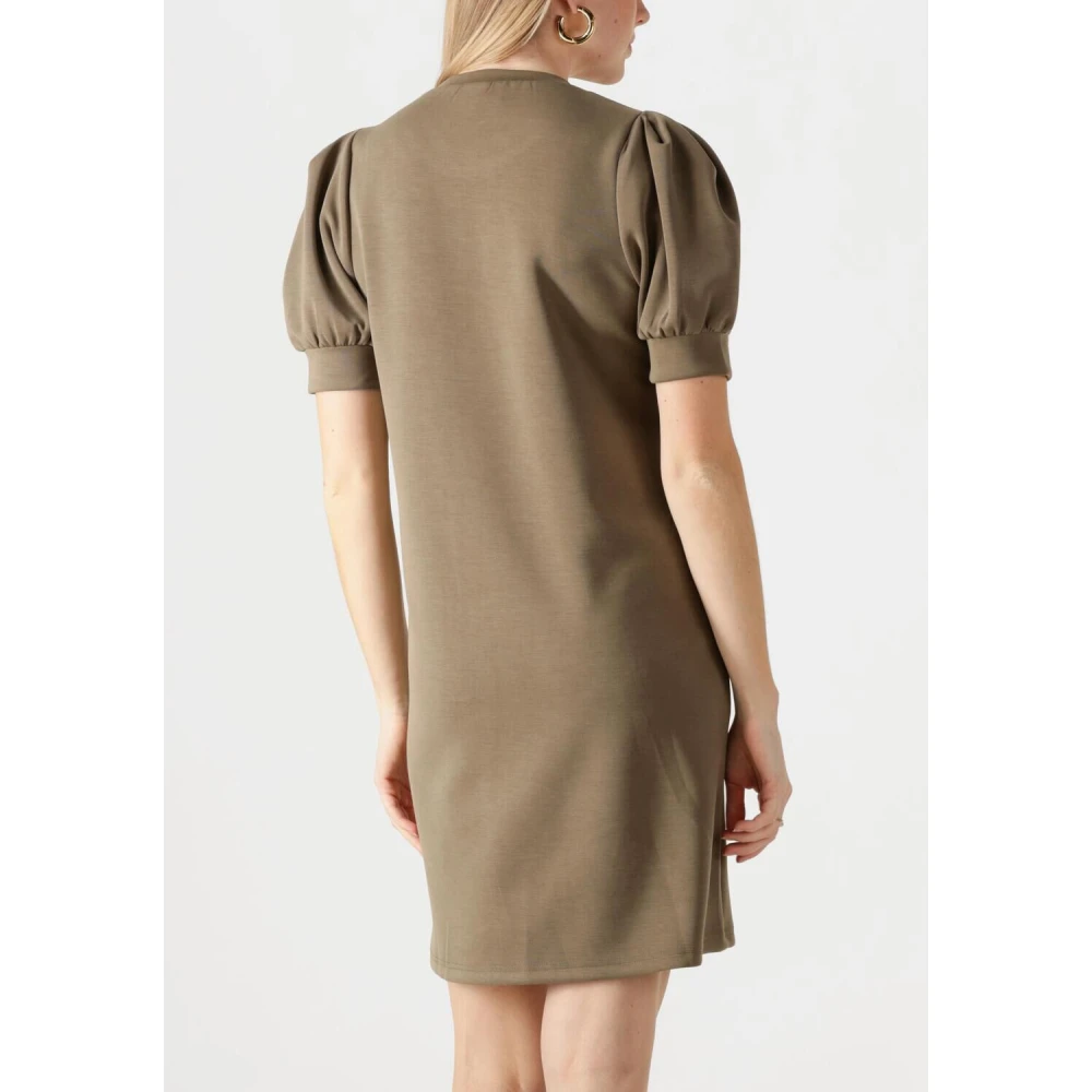 Notre-v Olijfgroene Mini Jurk Florentine Charme Green Dames