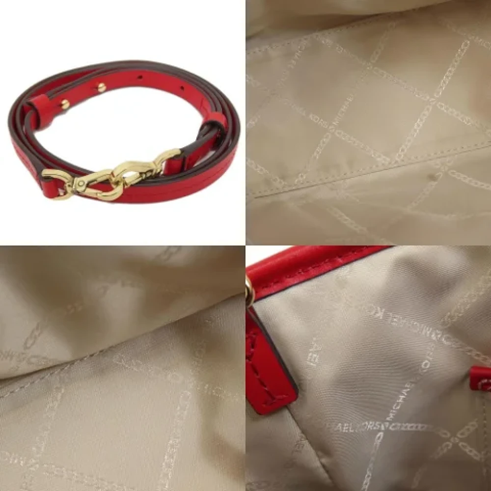 Michael Kors Pre-owned Leather totes Red Dames