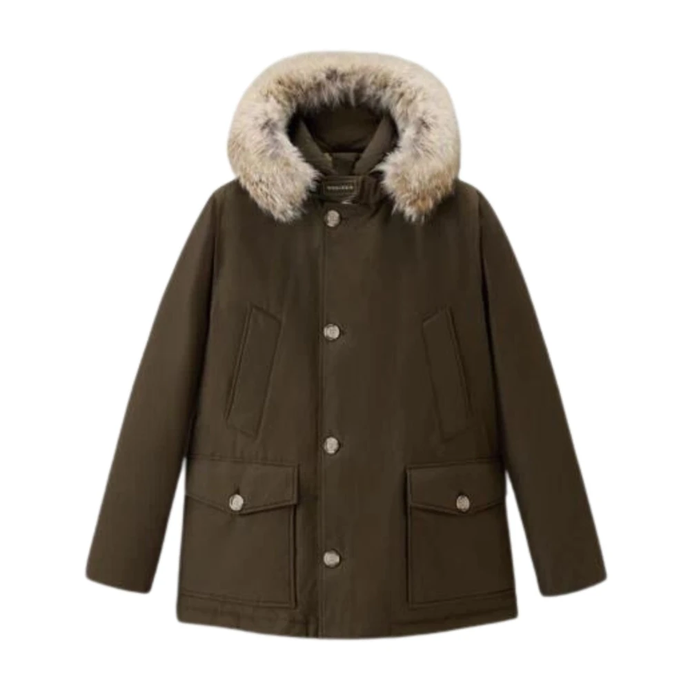 Woolrich Green Dark Parka Jacket Aw23 - Male - Winter Jackets - Xl - Jackets
