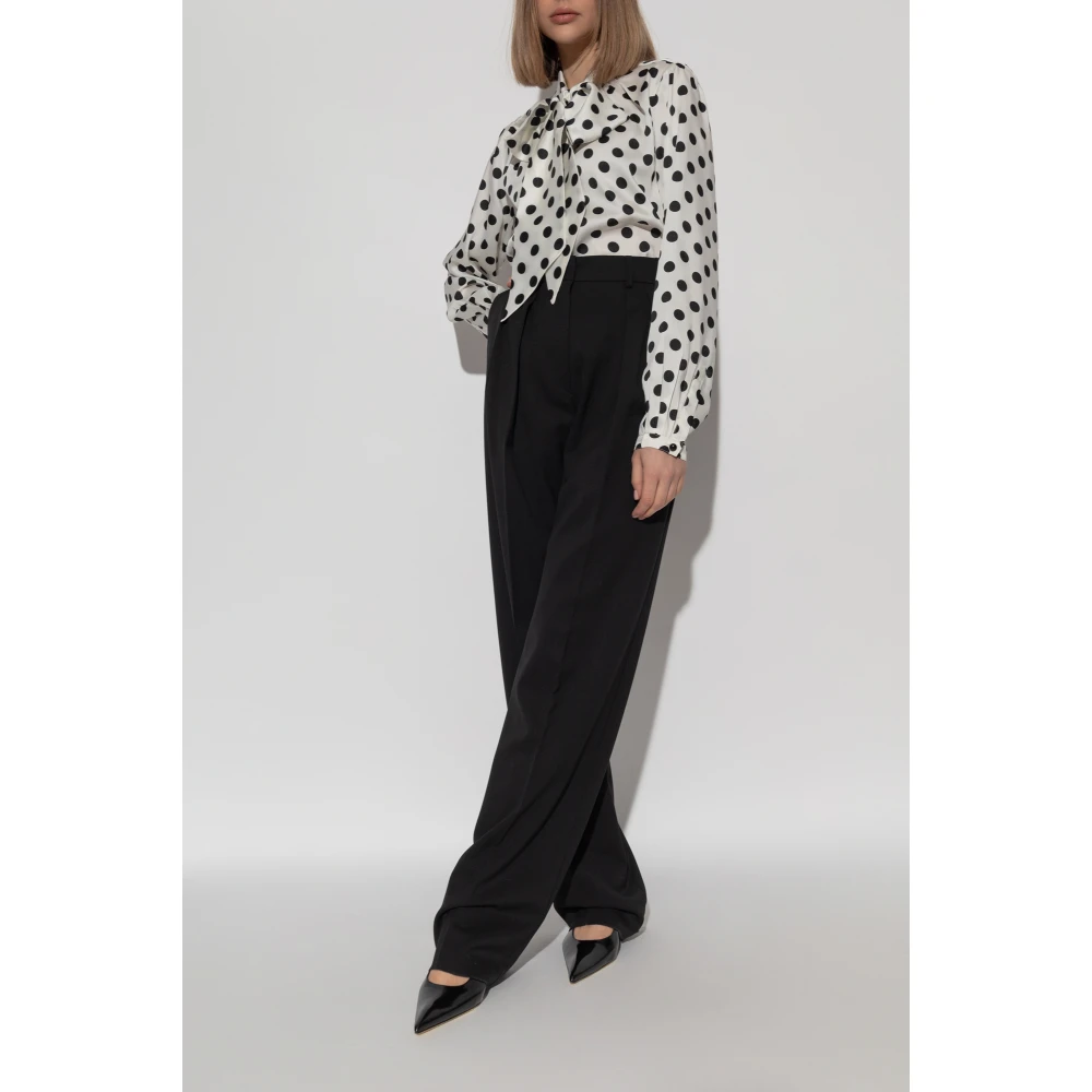 Kate Spade Top met polka dot patroon White Dames