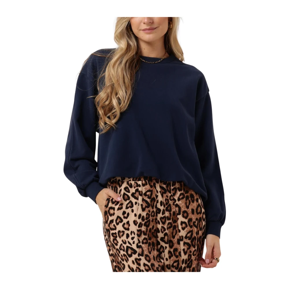 CATWALK JUNKIE Dames Truien & Vesten Oversized Elasticated Hem Sweater Blauw