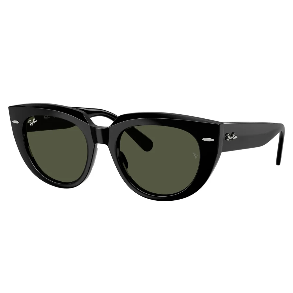 Ray-Ban Women's Black Frame Green Lens Sunglasses - Sunglasses - 49 Mm - Accessories
