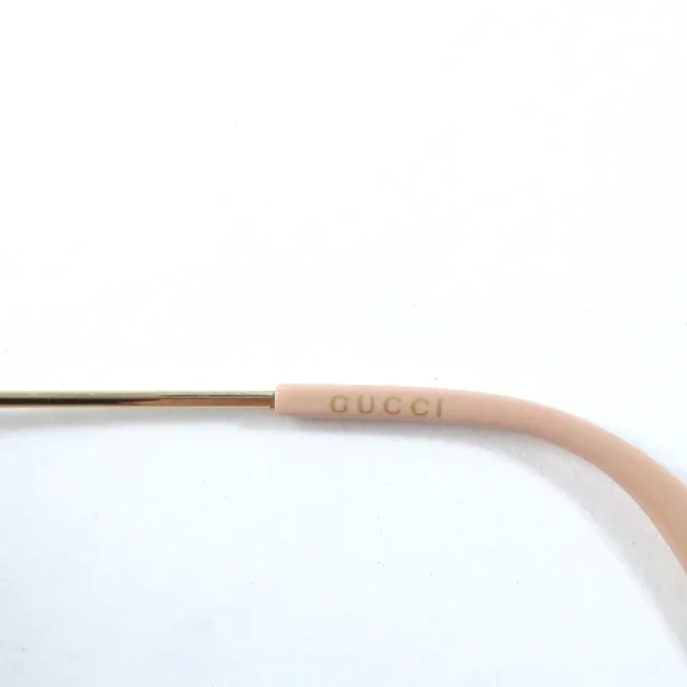 Gucci Vintage Pre-owned Metal sunglasses Brown Dames