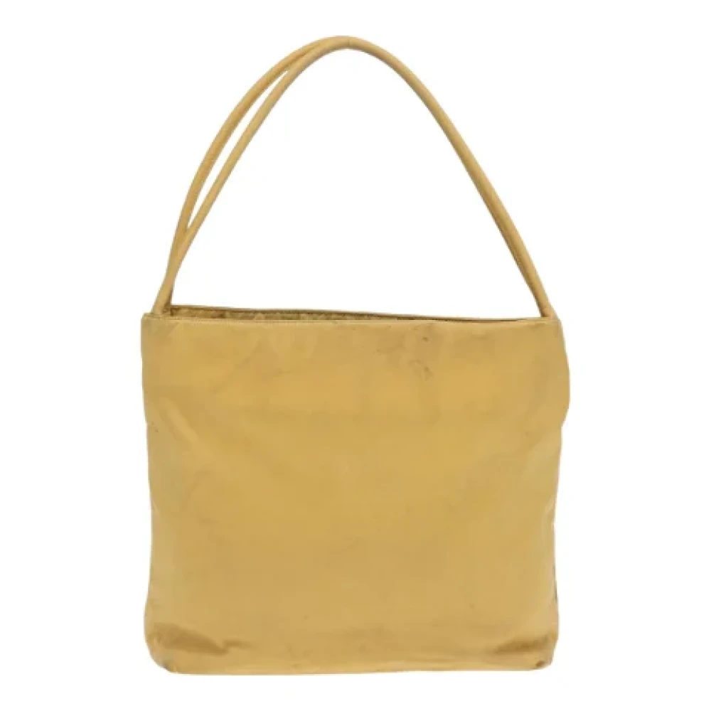 Prada Vintage Pre-owned Fabric prada-bags Yellow Dames