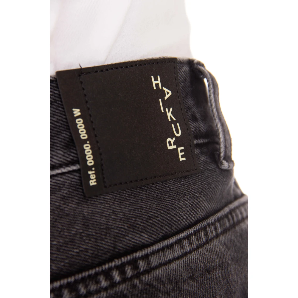 Haikure Winona Over Fit Katoenen Jeans Gray Heren