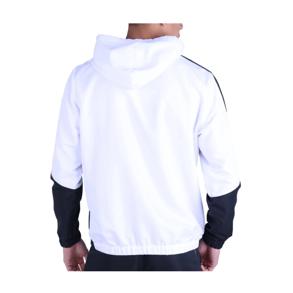Sergio Tacchini Ritssluiting Sweatshirt Alettone White Heren
