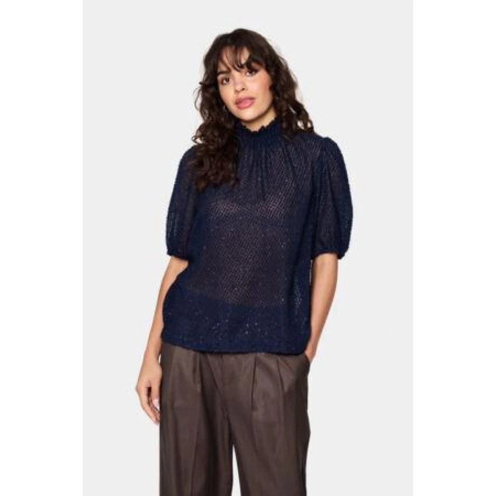 Saint Tropez Elegante blouse Helma 193924 Blue Dames