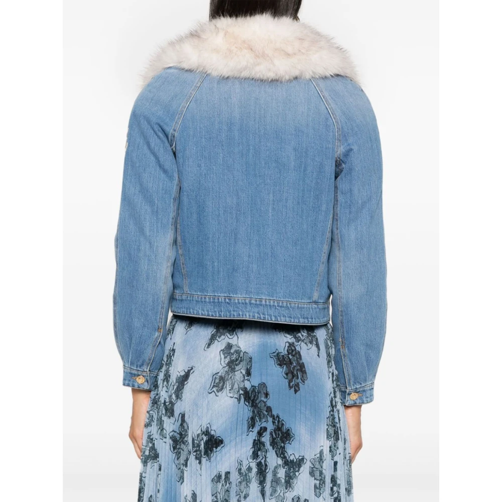 Ermanno Scervino Patch Jas Blue Dames