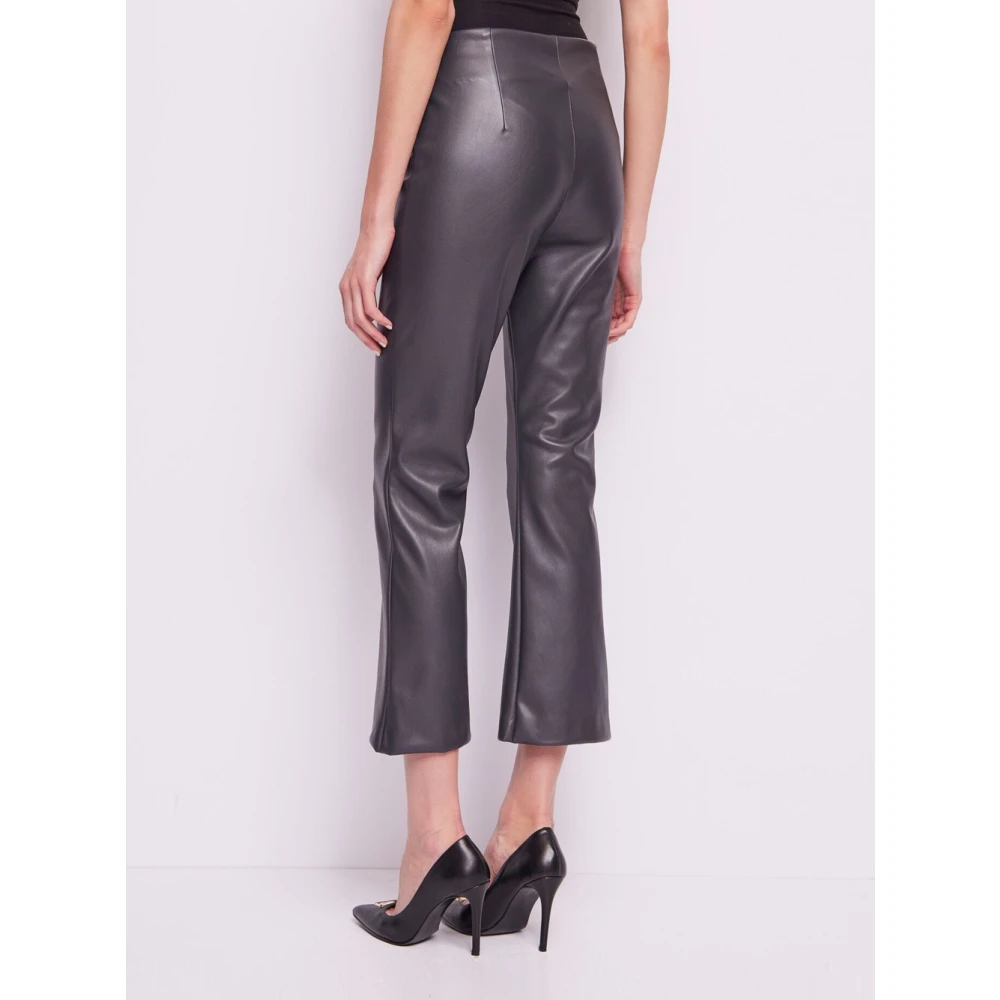 Gaudi Flare broek van imitatieleer Purple Dames