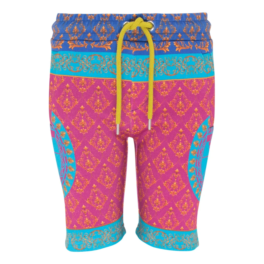 Carlo Colucci Boys Multicolor Shorts, 9 Y, Unique ` Artwork Sweatshorts
