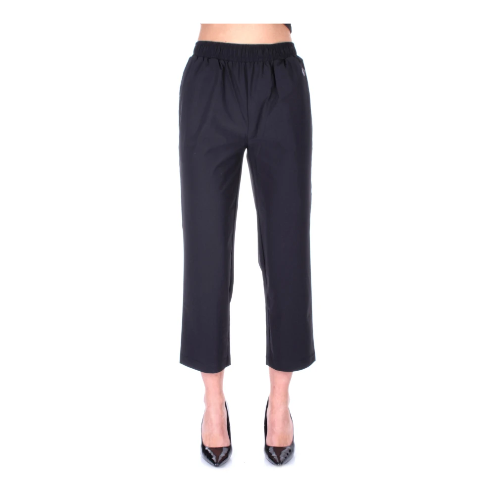 Save The Duck Women's Black Cropped Trousers, Xl, Cropped Trousers